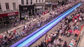 Park and Slide Bristol OFFICIAL VIDEO Giant Water slide HD [upl. by Nealey]