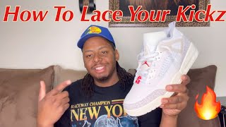 How To Lace Your Jordan Spizike Low [upl. by Ianteen]