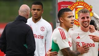 The RETURN Of Mason Greenwood In FULL TRAINING  Player Excitement  Ten Hag Reaction  greenwood [upl. by Ilram151]