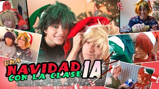 Una Dulce Navidad con la Clase 1A  POCKY GAME【Boku no Hero Academia Cosplay】 [upl. by Enimajneb]