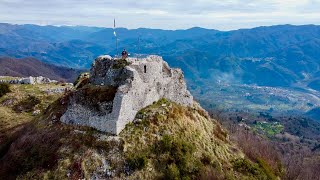 Escursione al romitorio di S Bartolomeo e alla torre del Bargiglio Cune 4K [upl. by Jaddo]