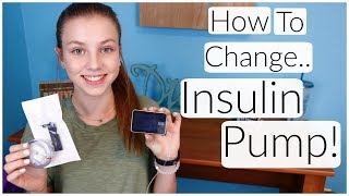 HOW TO CHANGE AN INSULIN PUMP INFUSION SET amp CARTRIDGE  Laina Elyse [upl. by Dougald]