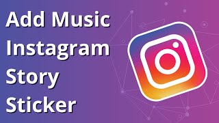 How To Add Music Instagram Story Sticker [upl. by Singleton]