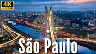 São Paulo Brazil 🇧🇷  4K Footages [upl. by Owen]