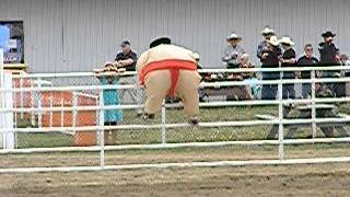 Princeton Rodeo 2013  J J Harrison Fat Suit Routine [upl. by Ardelia]