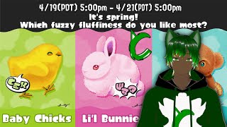 Sadly no baby Fox but time to Hop on this Splatfest Chicks Bunnies Cubs splatfest  Splatoon 3 [upl. by Okin280]