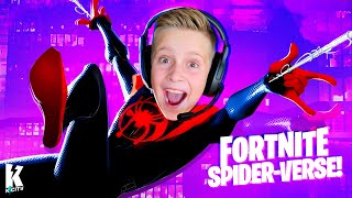 SpiderVerse Challenge in Fortnite Web Shooters are Back KCITY GAMING [upl. by Miarzim]