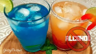 2 BEBIDAS RUSA amp LIMONADA AZUL SIN ALCOHOL [upl. by Aneras108]