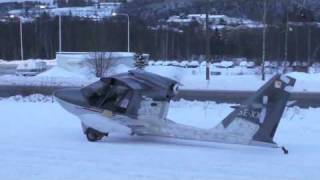 Cold start of LN3 Segull with Jabiru 2200 [upl. by Accebor]