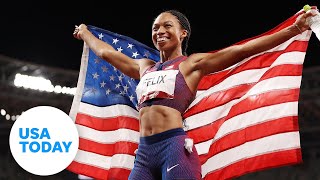 Allyson Felix opens nursery for Olympic Village  USA TODAY [upl. by Paske]