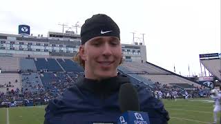 Ben Bywater Spring Scrimmage Interview  03312023 [upl. by Hoj]