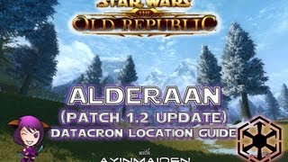 SWTOR  Alderaan Empire Datacron Location Guide  Patch 12 Update [upl. by Siuqramed141]