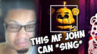 Five Nights at Freddys Song Feat FuhNaff  The Living Tombstone CoverRemix REACTION [upl. by Patin]