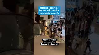 Panico al centro commerciale spari nell’aria la gente fugge ma è solo una lite tra moglie e marito [upl. by Asela]