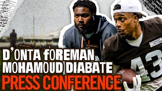 DOnta Foreman amp Mohamoud Diabate  Press Conference [upl. by Lesiram]