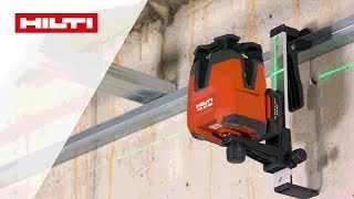 ANLEITUNG zum Hilti PM 40MG Grünen Multilinienlaser  Nivellierung abgehängter Decken [upl. by Kelcy547]