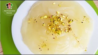 Starch Halva Dessert  حلوای نشایسته گندم [upl. by Enaed593]