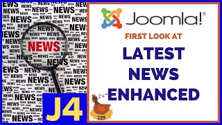 First Look at Latest News Enhanced for Joomla  👀 WMW 229 [upl. by Ahrat]