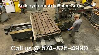 SKU 215813 Giddings amp Lewis 340T Horizontal Boring Mill 4quot Spindle 30quot Travel 48quotx74quot Bed [upl. by Klement]