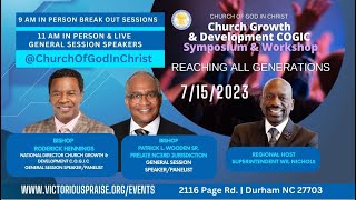 Church Growth amp Development COGIC Symposium [upl. by Gemmell]