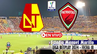 TOLIMA VS PATRIOTAS En Vivo Hoy 🔴 Liga Betplay 2024 Fecha 18 Partido en vivo [upl. by Peyton144]