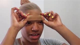 THE NEW EASIEST WAY TO APPLY A WIG OMG UNREAL [upl. by Oira]