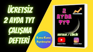 2 Ayda TYT Bitirme Programı  YKS [upl. by Stegman830]