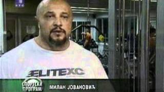 Milan quotStrongmanquot Jovanovic on RTS  Serbian national TVavi [upl. by Mazonson]