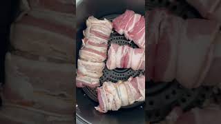 Air Fryer BaconWrapped Pork Tenderloin [upl. by Skardol]