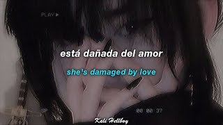 esta dañada tiktok version  Lyrics ENGLISH  Letra  Ivan Cornejo  Está Dañada [upl. by Gris824]