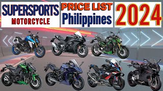 Super Sports Motorcycles Price list in Philippines 2024 [upl. by Mosa]