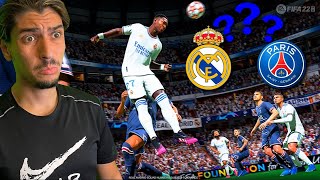 FIFA 22 DEVENIR PRO JE SIGNE AU PSG OU LE REAL MADRID [upl. by Anastasie]