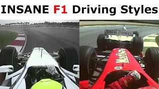 I analysed the most INSANE F1 Driving Styles [upl. by Eamanna942]