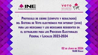 Cómputo y resultados del SIVEI para las mexicanas y los mexicanos residentes en el extranjero [upl. by Kosse802]