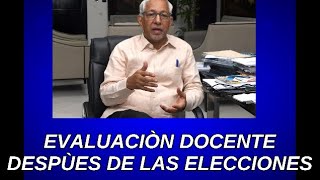 EVALUACIÒN DOCENTE DESPÙES DE LAS ELECCIONES DE LA ADP minerd adp [upl. by Ardnasac]