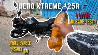 Hero Xtreme 125R Mileage Test  Shocking Results 😱 Unbelievable Mileage of Xtreme 125R 🔥 [upl. by Wills]