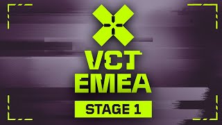 VCT EMEA Stage 1 2024  W1D1 [upl. by Bearce864]