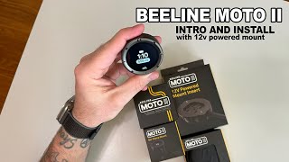 Beeline Moto II Intro and Install with the 12v powered mount on a 2020 Royal Enfield Interceptor 650 [upl. by Esaertal]