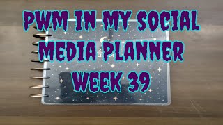 PWM in my Social Media Planner Week 39 [upl. by Laureen519]