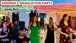 Graduation Party for KRISHNA Class Of 2024 UOP at Elvia’s Event Hall 517 Part2 dance karaoke [upl. by Anrak]