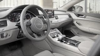 Audi A8 L W12 Luxury Interior [upl. by Zzahc]