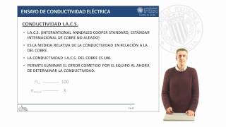 Ensayo de conductividad eléctrica  9193  UPV [upl. by Onirotciv]