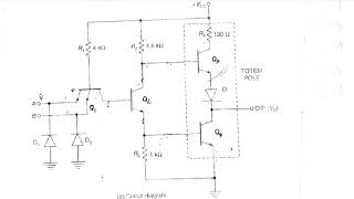 Two input TTL Nand Gate  ECT 203 Logic Circuit Design Module 5 [upl. by Eirol]