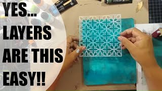 HOW TO make AMAZING cards with a GEL PLATE [upl. by Anitel145]