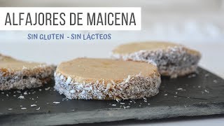 ALFAJORES DE MAICENA  SIN GLUTEN NI LÁCTEOS [upl. by Wooldridge]