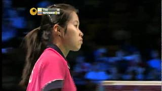 QF  WS  Inthanon Ratchanok vs Tai Tzu Ying  2011 Yonex Denmark Open [upl. by Sophy]