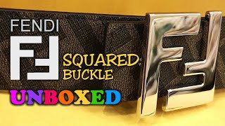 UNBOXING the FENDI FF squared reversible belt for men creating 8 CLASSY LOOKS with 2 FENDI belts [upl. by Bennir]