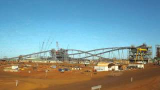 Fortescue Metals Group FMG timelapse footage from Christmas Creek [upl. by Lecirg12]