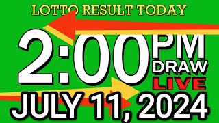 LIVE 2PM LOTTO RESULT TODAY JULY 11 2024 2D3DLotto 2pmlottoresultjuly112024 swer3result [upl. by Saber246]