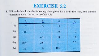 Class 10 Arithmetic Progressions Exercise 52 [upl. by Aenal]